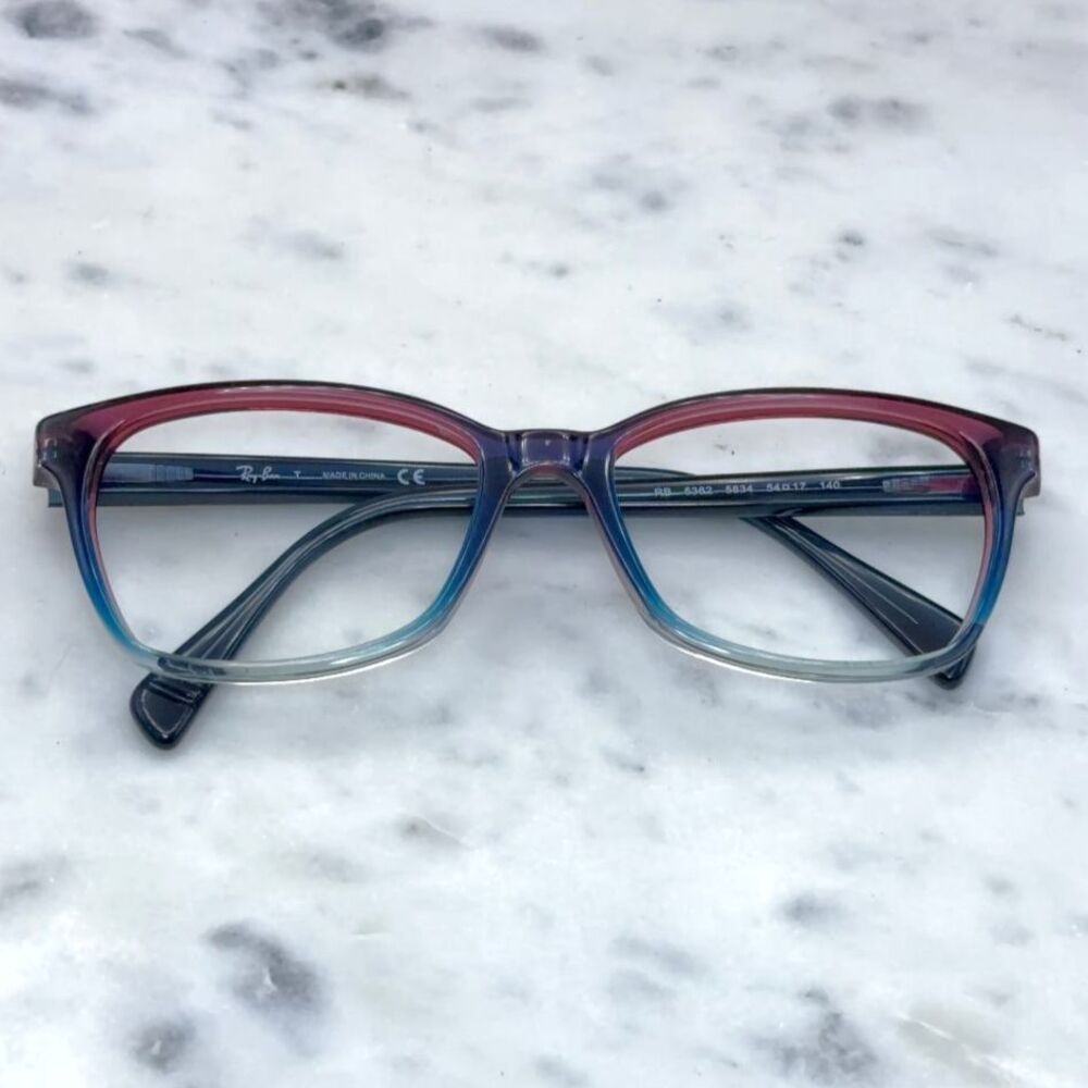 Ray-Ban RB5362 5834 Purple Blue Fade Square Eyeglasses 54-17 140 FRAMES ONLY